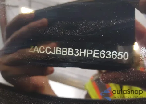 2017 Jeep Renegade Latitude 4X4 z USA, uszkodzony, nr VIN ZACCJBBB3HPE63650